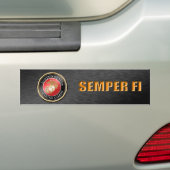Autocollant De Voiture Sticker pare-chocs USMC Semper (En voiture)