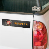 Autocollant De Voiture Sticker pare-chocs USMC Semper (Sur camion)