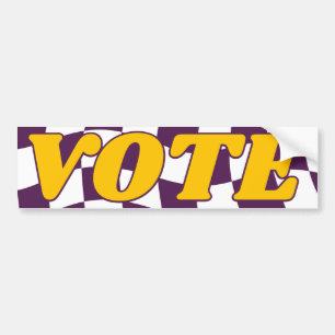Autocollant De Voiture Sticker pare-chocs VOTE