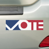 Autocollant De Voiture Sticker pare-chocs VOTE (En voiture)