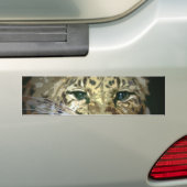 Autocollant De Voiture Sticker pare-chocs Wild Leopard Eyes (En voiture)