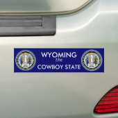 Autocollant De Voiture Sticker pare-chocs Wyoming (En voiture)