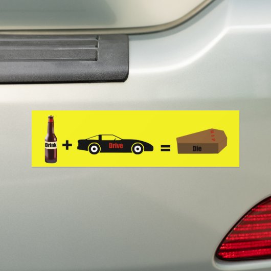 Autocollant De Voiture Sticker pour pare-chocs en conduite ivre (En voiture)