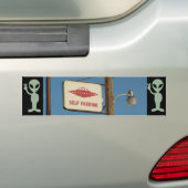 Autocollant De Voiture Sticker pour pare-chocs pour Alien de l'OVNI "Self (En voiture)