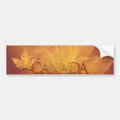 Autocollant De Voiture Sticker pour pare-chocs Souvenir Canada Maple Leaf (Devant)