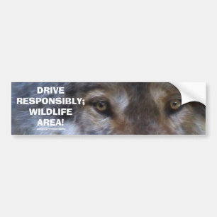Autocollant De Voiture Sticker pour pare-chocs WILDLIFE GRAS DRIVE