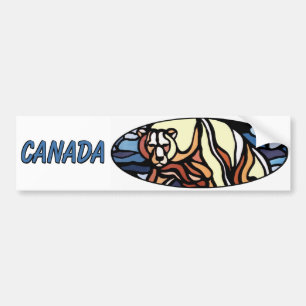Autocollant De Voiture Sticker pour pare-ours au Canada Cadeaux canadiens