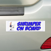 Autocollant De Voiture Sticker Shrimper (En voiture)