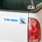 Autocollant De Voiture Sticker Slow Down pour pare-chocs (Sur camion)