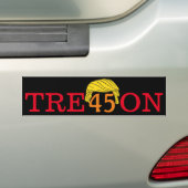 Autocollant De Voiture Sticker Trump Treat Bumper (En voiture)