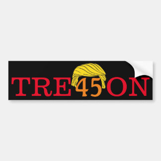 Autocollant De Voiture Sticker Trump Treat Bumper