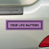 Autocollant De Voiture Sticule pare-chocs de prévention du suicide (En voiture)