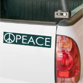 Autocollant De Voiture Sticule pare-chocs des signes de paix (Sur camion)