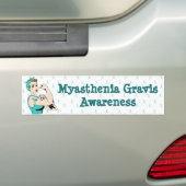 Autocollant De Voiture Sticule pare-chocs Myasthenia Gravis Awareness (En voiture)