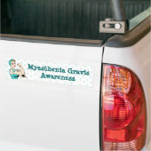 Autocollant De Voiture Sticule pare-chocs Myasthenia Gravis Awareness (Sur camion)