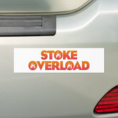 Autocollant De Voiture Stoke Overload Flames (En voiture)