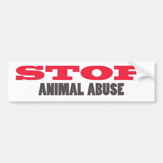 Autocollant De Voiture stop_abuse (Devant)