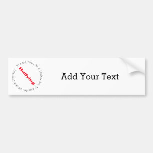 Autocollant De Voiture Stop Bullying-Outline by Shirley Taylor