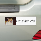 Autocollant De Voiture Stop Tailgating chat hurler Bumper Sticker (En voiture)