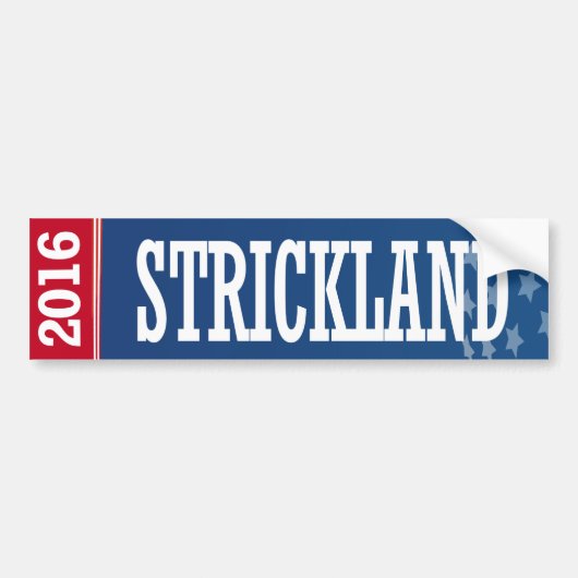 Autocollant De Voiture Strickland - Ted Strickland 2016 (Devant)