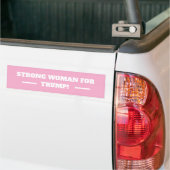 Autocollant De Voiture Strong woman for Trump! (Sur camion)