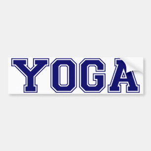 Autocollant De Voiture Style d'université de yoga