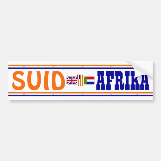Autocollant De Voiture Suid-Afrika (Devant)