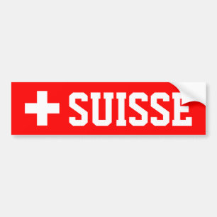 Autocollant De Voiture Suisse