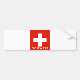 Autocollant De Voiture Suisse Pays pavillon suisse schweiz nom du texte