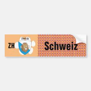 Autocollant De Voiture Suisse Svizzera Suisse Zurich
