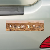 Autocollant De Voiture Suivez-Moi Vers Mars - Surface Mars (En voiture)