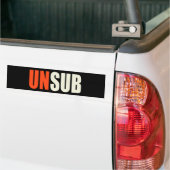Autocollant De Voiture Sujet d'inconnu d'Unsub (Sur camion)