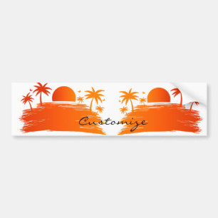 Autocollant De Voiture Sunrise Sunset Thunder_Cove Beach Sunrise