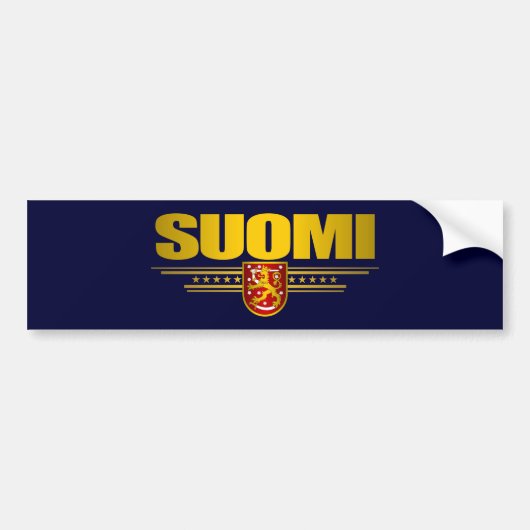 Autocollant De Voiture Suomi (Devant)