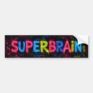 Autocollant De Voiture Superbrain IA
