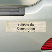 Autocollant De Voiture Supoprt la constitution (En voiture)