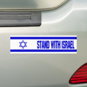 Autocollant De Voiture Support avec l'Israël (En voiture)