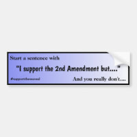 Support The Second Amendment Blue Fade