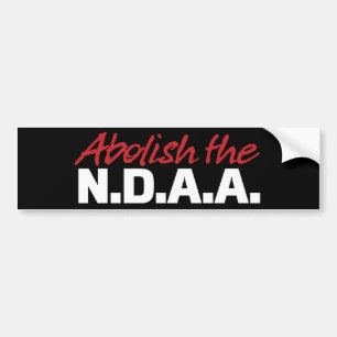 Autocollant De Voiture Supprimez l'adhésif pour pare-chocs de NDAA
