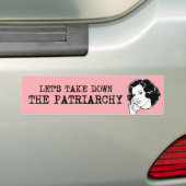 Autocollant De Voiture Supprimons le Patriarcat (En voiture)