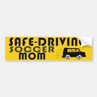 Autocollant De Voiture Sûr-Entraînement de la maman du football
