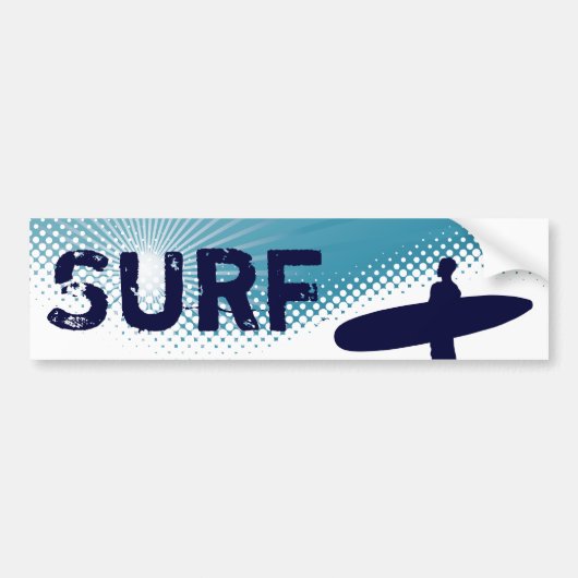 Autocollant De Voiture surf de soleil (Devant)