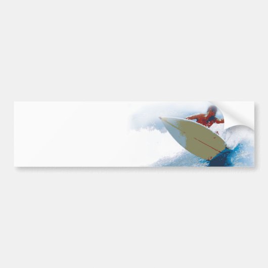 Autocollant De Voiture surfer (Devant)