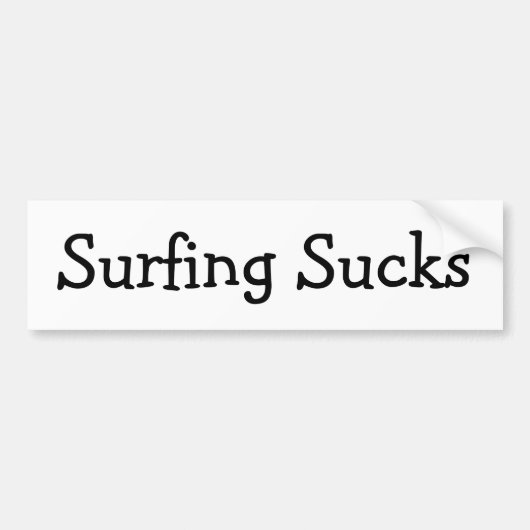 Autocollant De Voiture Surfer suce (Devant)