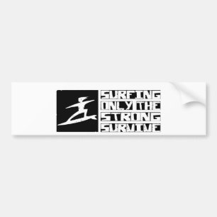Autocollant De Voiture Surfer survivent