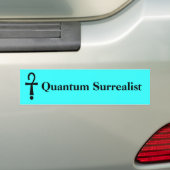 Autocollant De Voiture Surrealist de Quantum (En voiture)