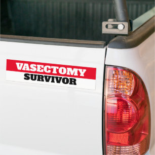 Autocollant De Voiture survivant de la vasectomie