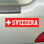 Autocollant De Voiture Svizzera (En voiture)