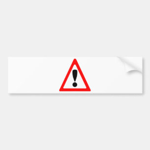 Autocollant De Voiture Symbole d'avertissement