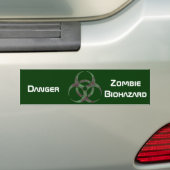 Autocollant De Voiture Symbole de Biohazard de zombi (En voiture)